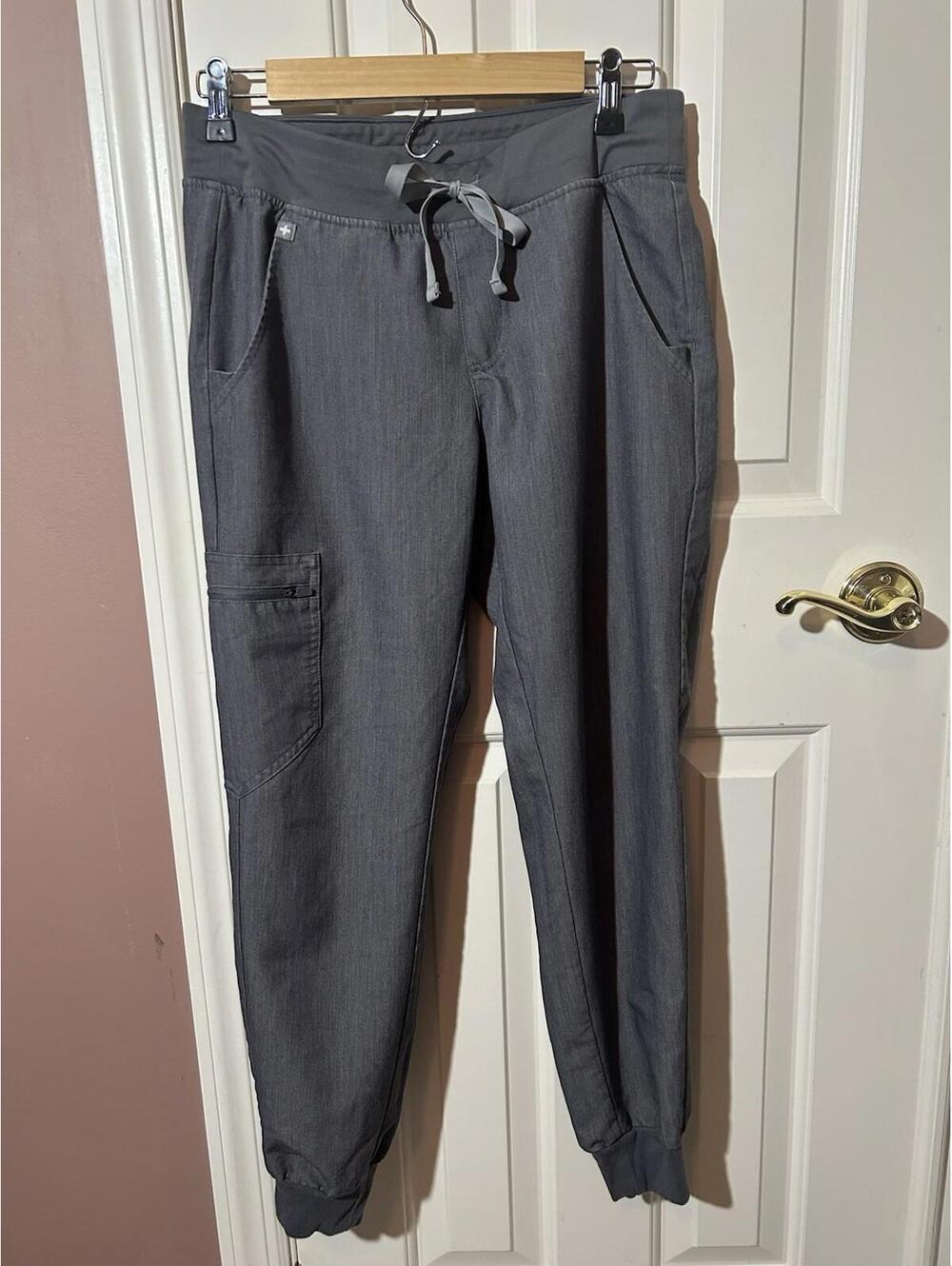 Figs Technical Collection Zamora Jogger Pants Womens S/P Gray Scrub Pants